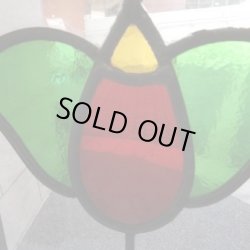 画像3: 赤と緑が鮮やかなイギリスアンティークのステンドグラス