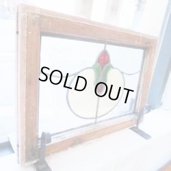 画像1: 丸みがあって可愛いデザイン　イギリスアンティークステンドグラス