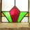 画像3: くっきりとした赤×黄×緑が印象的♪イギリスアンティークステンドグラス