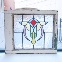 画像13: カラフルで印象的なデザインのイギリスアンティークステンドグラス