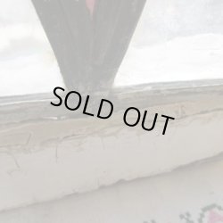 画像4: 色の分かれた大きなひし形が素敵☆イギリスのアンティークステンドグラス