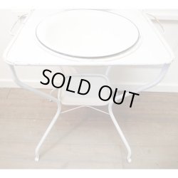 画像5: グリーンが映える♪ホワイトのウォッシュスタンド（山型）