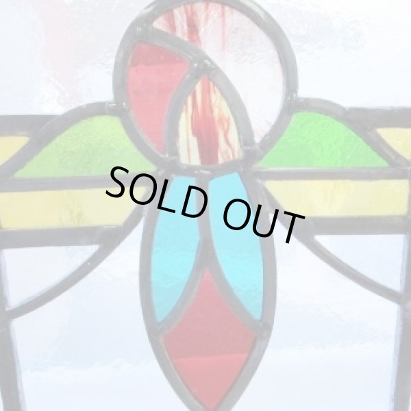 画像3: カラフルな薔薇が綺麗♪イギリスアンティークステンドグラス