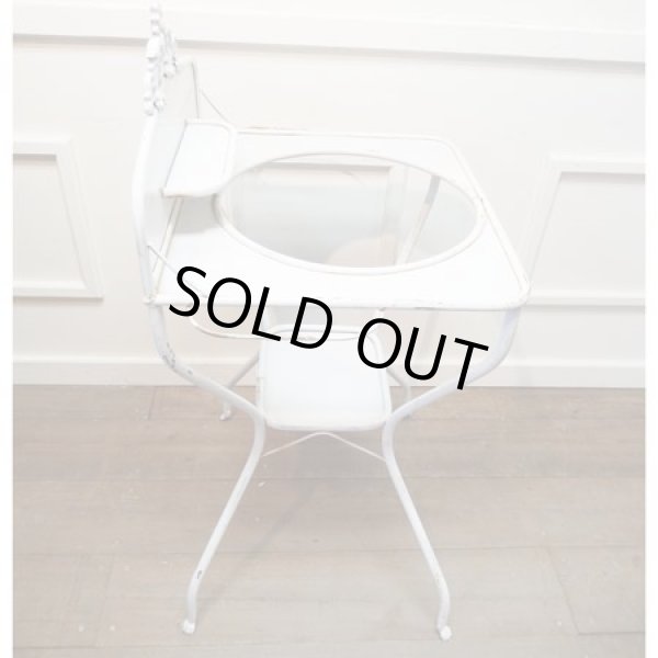 画像4: グリーンが映える♪ホワイトのウォッシュスタンド（山型）