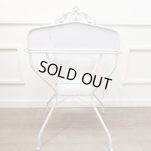 画像3: グリーンが映える♪ホワイトのウォッシュスタンド（山型）