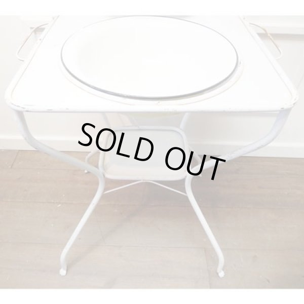 画像5: グリーンが映える♪ホワイトのウォッシュスタンド（山型）