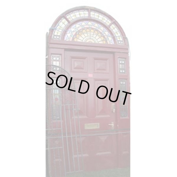 画像1: ステンドドアセット(ドア枠付）